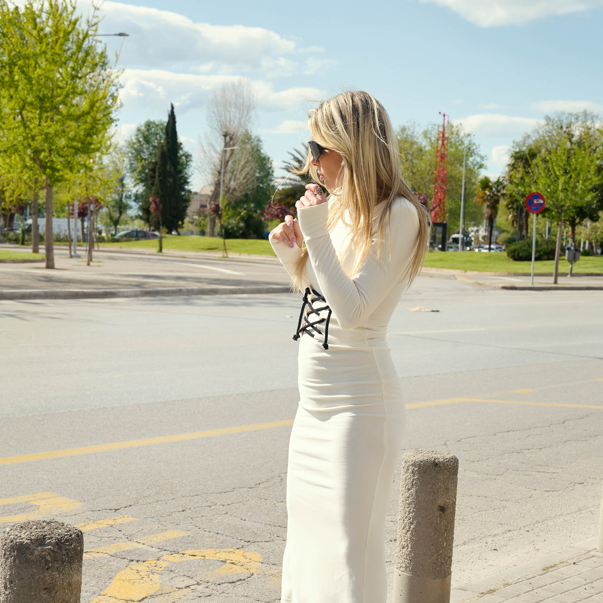 THE CORSET DRESS WITH CLASSIC CORDS