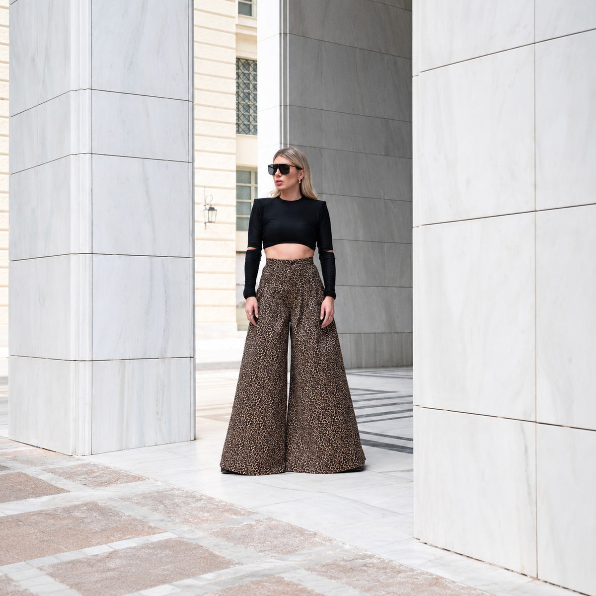 THE LEOPARD VANE TROUSERS