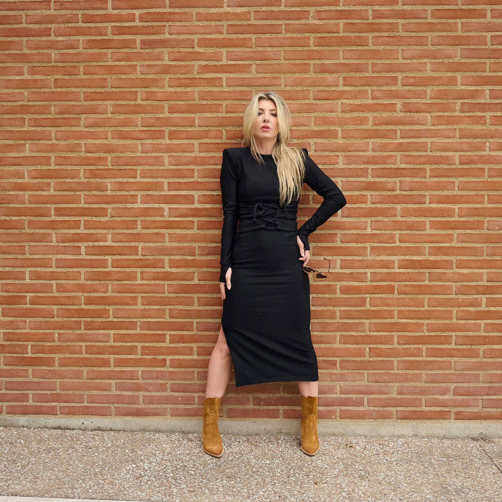 THE CORSET DRESS WITH CLASSIC CORDS