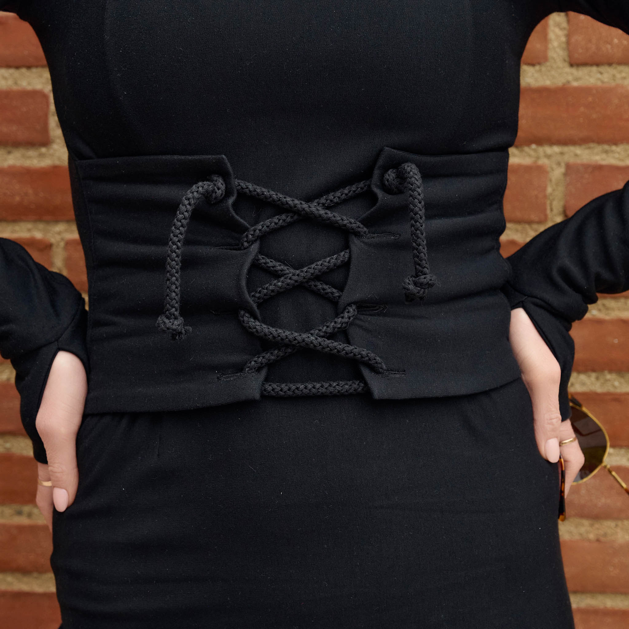 THE CORSET DRESS WITH CLASSIC CORDS