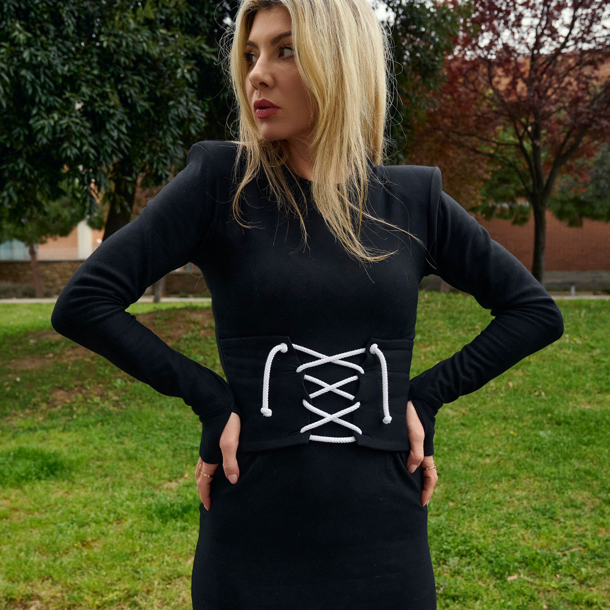 THE CORSET DRESS WITH CLASSIC CORDS – Haav Collective