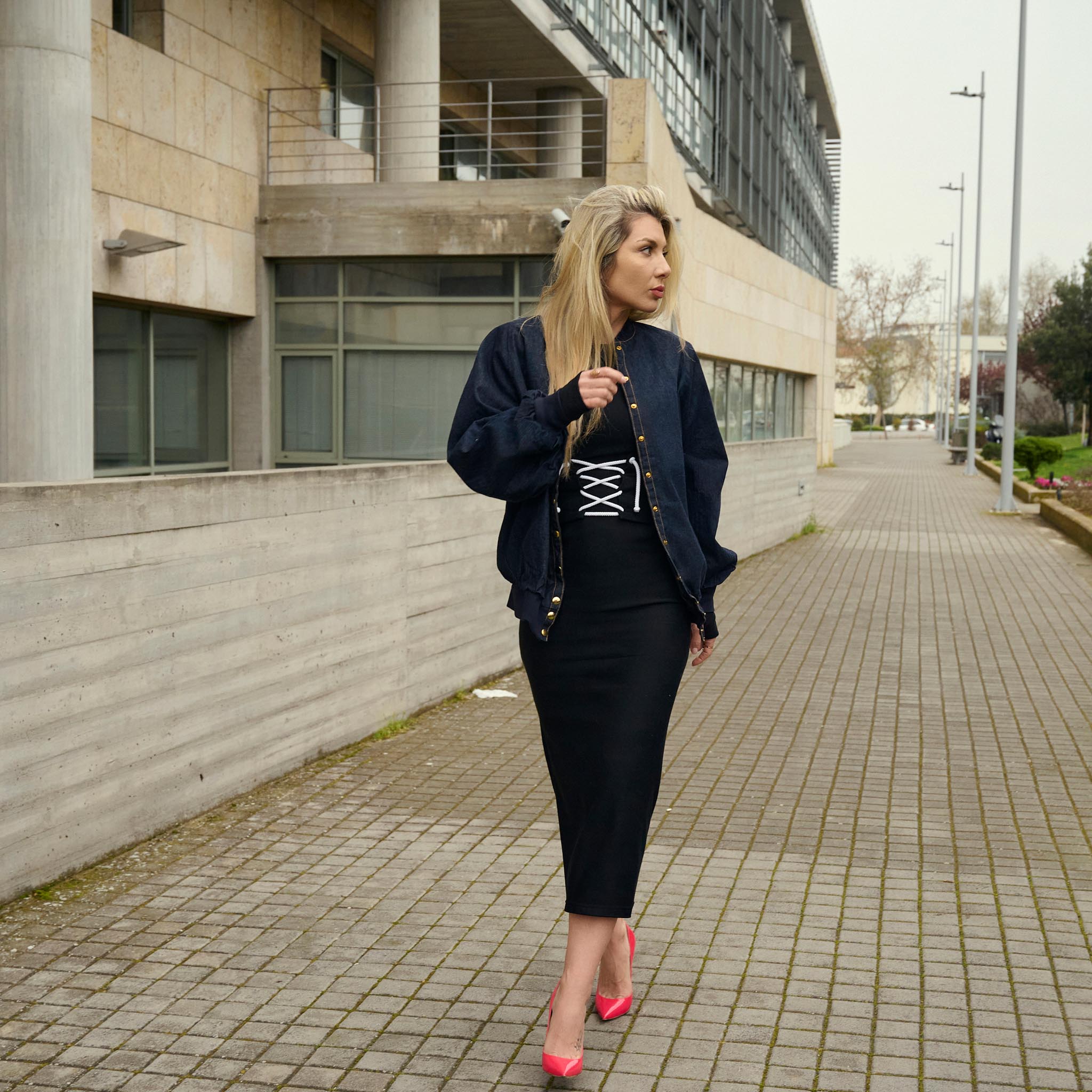 THE CORSET DRESS WITH CLASSIC CORDS