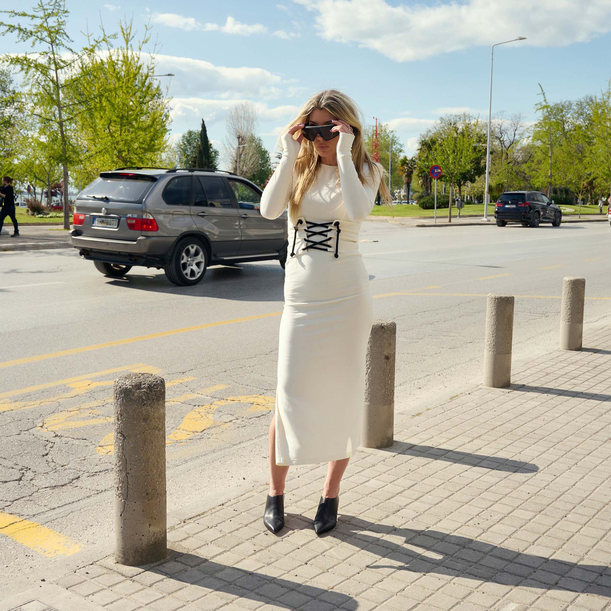 THE CORSET DRESS WITH CLASSIC CORDS