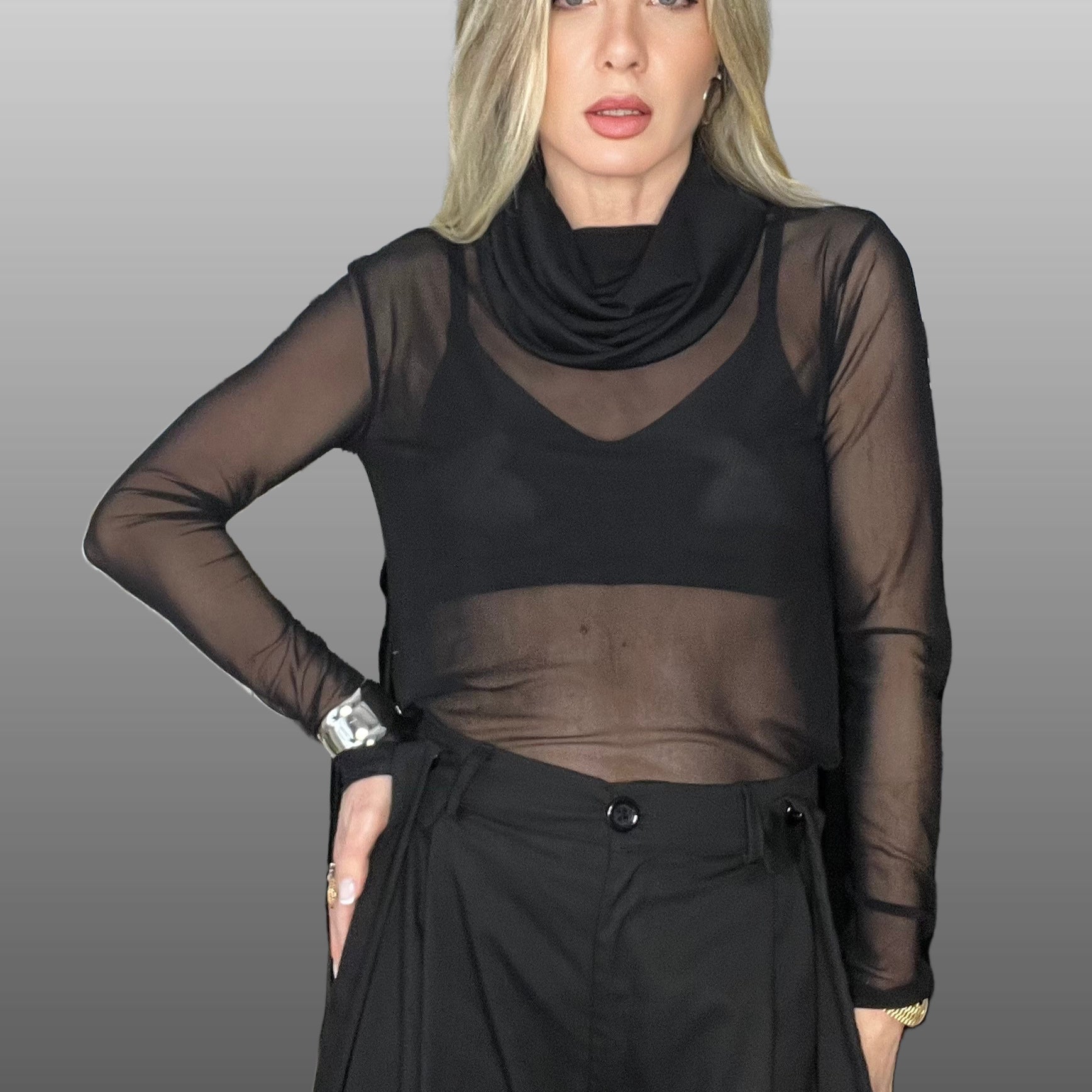 THE SHEER BLOUSE